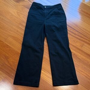 J. Crew Factory Black High-Rise Trouser Jeans